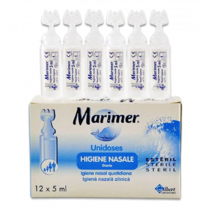 MARIMER UNIDOSES NASAL DROPS ( ISOTONIC SEAWATER ) — STERILE HYGIENE NASAL DROPS 12 * 5 ML